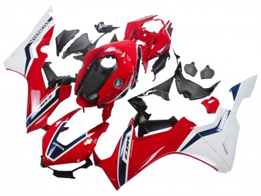 Carénages Moto Honda CBR1000RR 2017-2023 - Blanc Rouge Bleu Foncé Fireblade