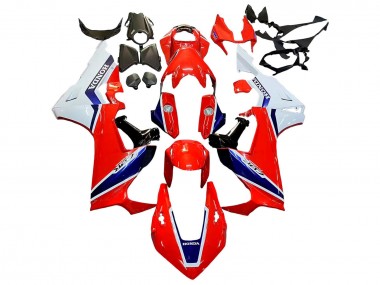 Kits Carénage Moto Honda CBR1000RR 2017-2023 - Blanc Rouge Bleu