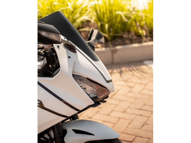 Carénages Moto Honda CBR1000RR 2017-2023 - Blanc Noir Bande Fireblade