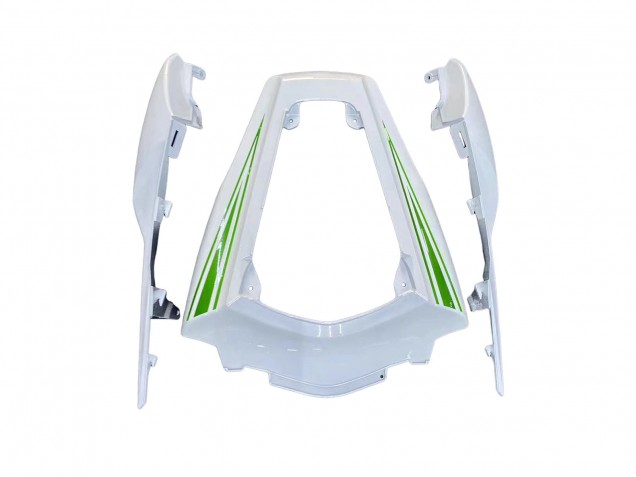 Carénages Moto Kawasaki ZX10R 2011-2015 - Blanc Vert Bande Noir Ninja