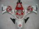 Carénages Moto Suzuki GSXR1000 2000-2002 - Blanc Rouge Lucky Strike