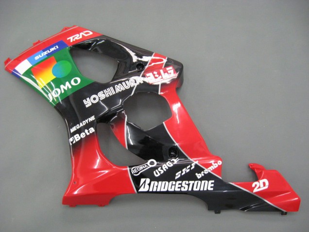 Carénages Moto Suzuki GSXR 1000 2003-2004 - Rouge Jaune Bleu Vert Noir JOMO