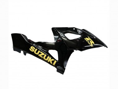 Carénages Moto Suzuki GSXR 1000 2005-2006 - Noir Brillant Or Décalque