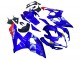 Carénages Moto Suzuki GSXR 1000 2005-2006 - Bleu Jaune Blanc Rouge Motul