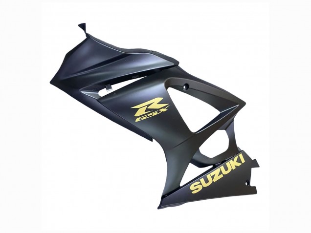 Carénages Moto Suzuki GSXR 1000 2007-2008 - Noir Mat Or Décalque