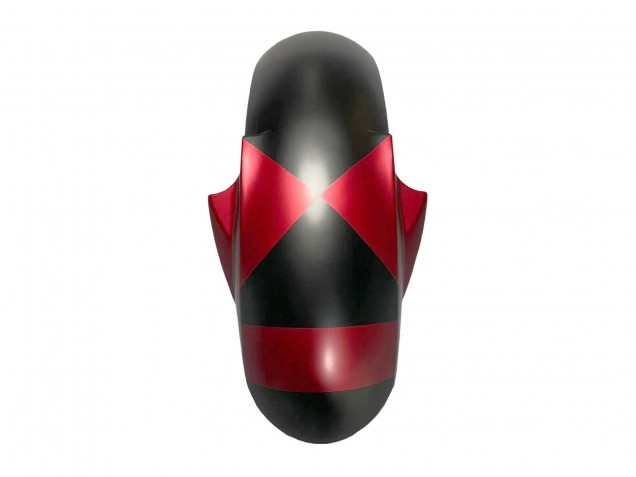 Carénages Moto Yamaha YZF 600 R6 2005 - Noir Mat Rouge Geometric