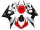 Carénages Moto Yamaha YZF 600 R6 2005 - Rouge Blanc Noir Brillant