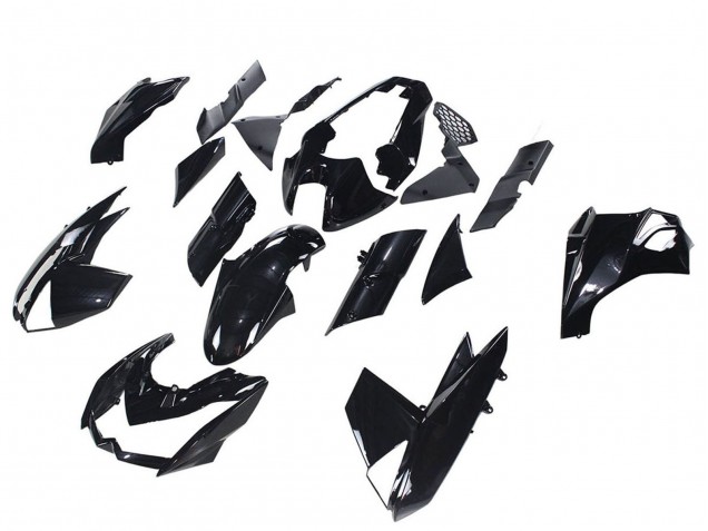 Carénages Moto Kawasaki Z1000 2010-2013 - Noir Brillant
