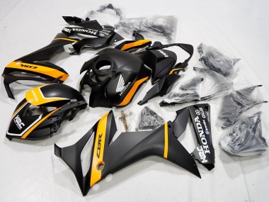 Carénages Moto Honda CBR650R 2019-2020 - Noir Mat Jaune Blanc
