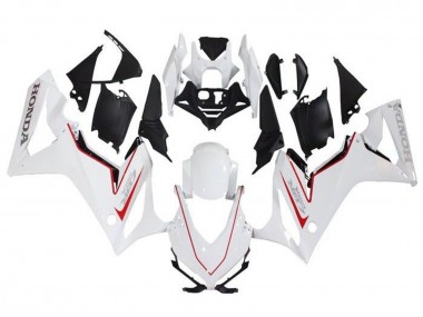 Carénages Moto Honda CBR650R 2019-2020 - Blanc Rouge Noir