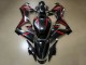 Carénages Moto Honda CBR650R 2021-2023 - Noir Brillant Rouge Bande