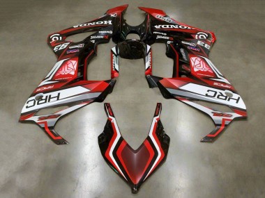 Carénages Moto Honda CBR650R 2021-2023 - Blanc Rouge Noir Brillant HRC