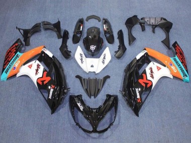Carénages Moto Kawasaki Ninja 650 EX650 2012-2016 - Noir Brillant Blanc Orange Bleu Rouge