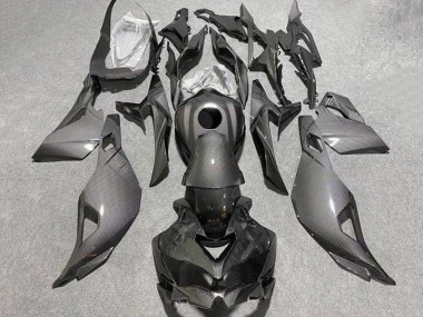 Carénages Moto Kawasaki ZX25R ZX-25R 2019-2025 - Noir Fausse Fibre de Carbone