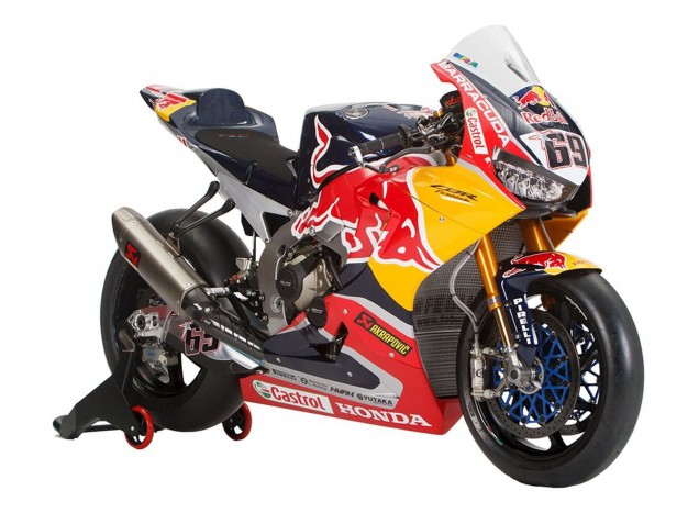 Carénages Moto Honda CBR1000RR 2017-2023 - Rouge Jaune Blanc Noir Red Bull Hayden