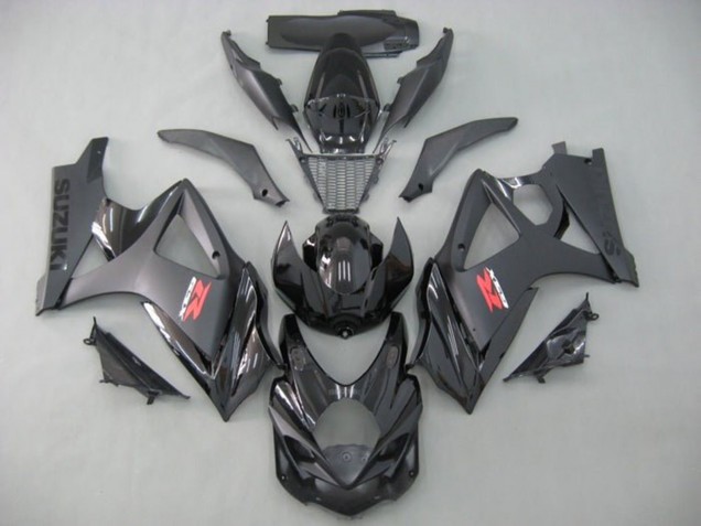Carénages Moto Suzuki GSXR 1000 2005-2006 - Noir Brillant Noir Mat Rouge Blanc