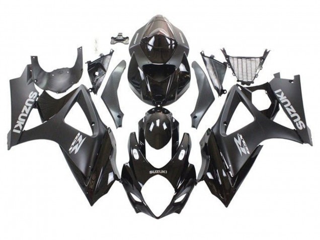 Kits Carénage Moto Suzuki GSXR 1000 2005-2006 - Noir Brillant Noir Mat