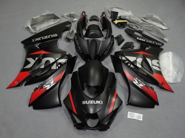Carénages Moto Suzuki GSXR1000 2017-2024 - Noir Mat Rouge Gris Blanc