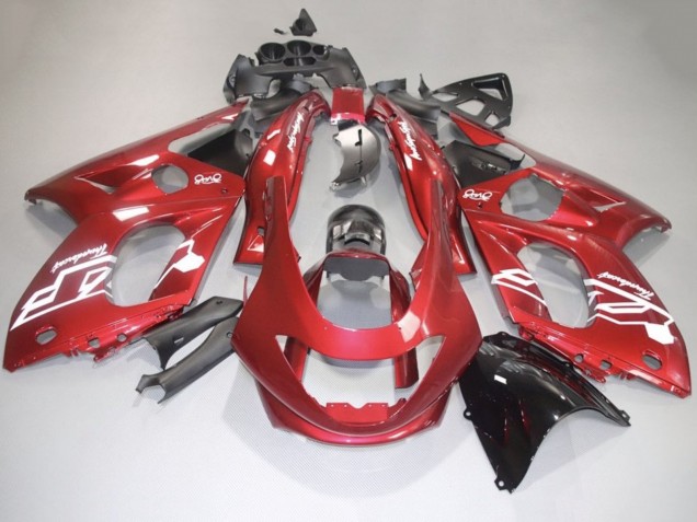 Carénages Moto Yamaha YZF600R Thundercat 1996-2007 - Rouge Blanc