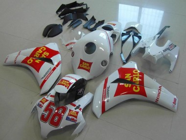 Carénages Moto Honda CBR1000RR 2008-2011 - Blanc Rouge Jaune San Carlo 58