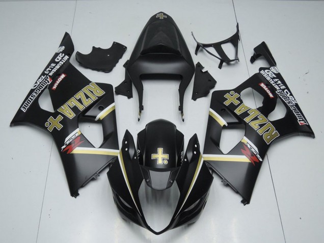 Carénages Moto Suzuki GSXR 1000 2003-2004 - Noir Mat Rizla