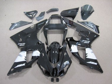 Carénages Moto Yamaha YZF R1 1998-1999 - Noir Brillant Blanc