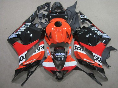 Complet Carénages Moto Honda CBR600RR 2009-2012 - Orange Blanc Rouge Noir Brillant Repsol