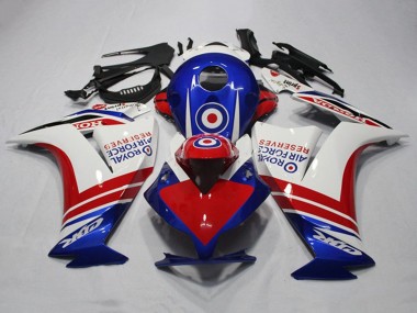 Carénages Moto Honda CBR1000RR 2012-2016 - Blanc Rouge Bleu Royal Air Force Reserves