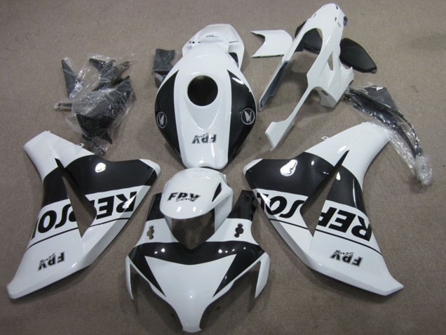 Kits Carénage Moto Honda CBR1000RR 2008-2011 - Blanc Noir Brillant Repsol