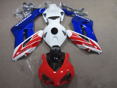 Kits Carénage Moto ABS Honda CBR1000RR 2004-2005 - Blanc Rouge Bleu