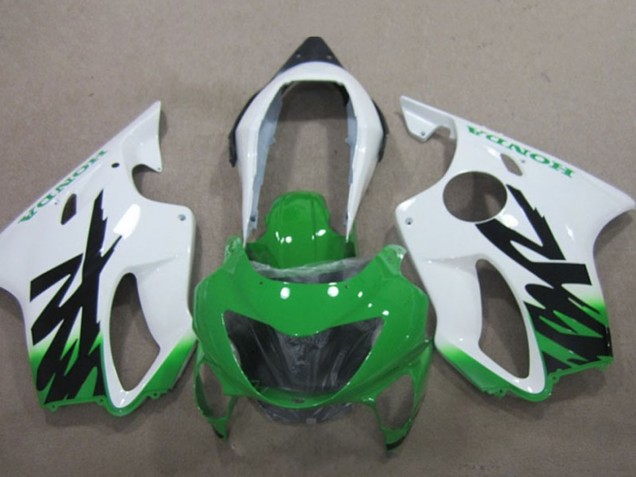 Carénages Moto Honda CBR600 F4 1999-2000 - Blanc Vert