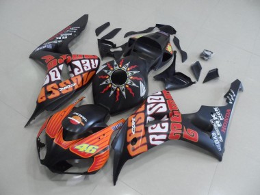 Matte Rossi 06-07 Honda CBR1000RR Carénage Moto