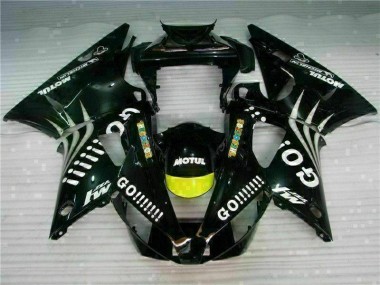Noir 00-01 Yamaha YZF R1 Carénage Moto