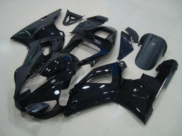Noir 00-01 Yamaha YZF R1 Carénages Moto