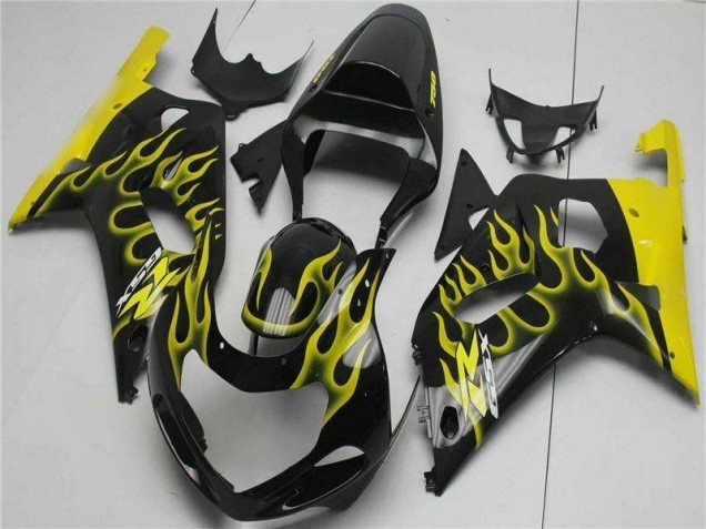Noir 01-03 Suzuki GSXR 600/750 Carénage Moto