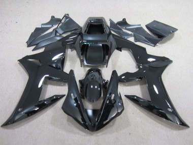 Noir 02-03 Yamaha YZF R1 Carénages Moto