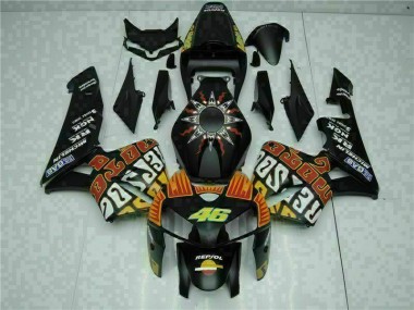 Noir 05-06 Honda CBR600RR Carénage Moto ABS