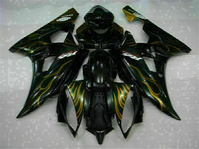 Noir 06-07 Yamaha YZF R6 Carrosserie Moto Noir 06-07 Yamaha YZF R6 Carrosserie Moto