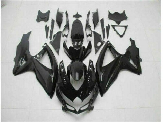 Noir 08-10 Suzuki GSXR 600/750 Carénage Moto Noir 08-10 Suzuki GSXR 600/750 Carénage Moto