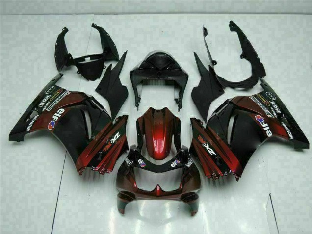 Noir 08-12 Kawasaki EX250 Kit Carénages Motos & Plastique Noir 08-12 Kawasaki EX250 Kit Carénages Motos & Plastique