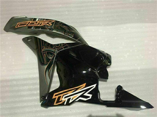 Noir 09-12 Honda CBR600RR Carénage Moto Noir 09-12 Honda CBR600RR Carénage Moto