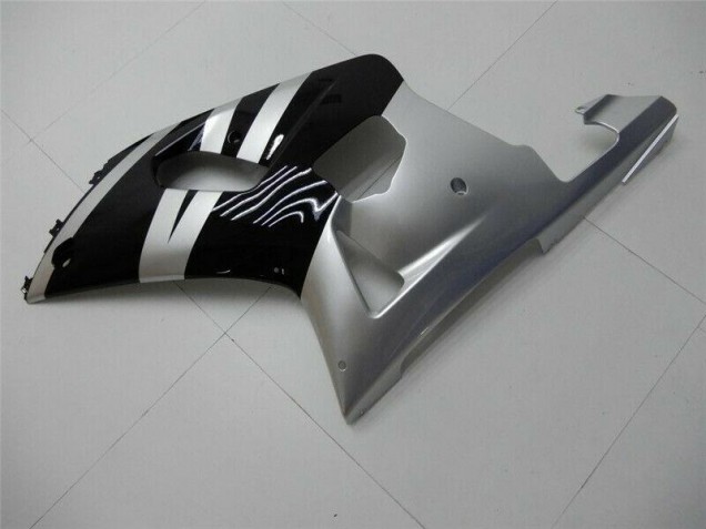 Noir Argent 01-03 Suzuki GSXR 600/750 Carénage Moto Noir Argent 01-03 Suzuki GSXR 600/750 Carénage Moto