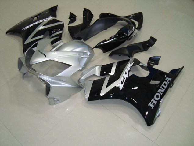 Noir Argent 04-07 Honda CBR600 F4i Carénages Moto Noir Argent 04-07 Honda CBR600 F4i Carénages Moto