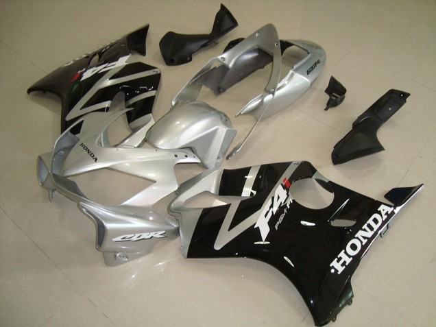 Noir Argent 04-07 Honda CBR600 F4i Carrosserie Moto Noir Argent 04-07 Honda CBR600 F4i Carrosserie Moto