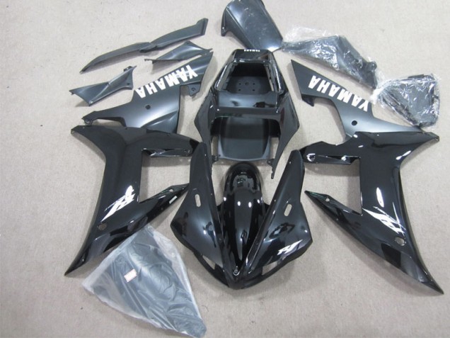 Noir Blanc 02-03 Yamaha YZF R1 Carrosserie Moto