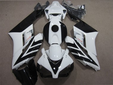 Noir Blanc 04-05 Honda CBR1000RR Kit Carénages Motos Complet
