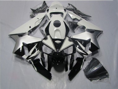 Noir Blanc 05-06 Honda CBR600RR Carénage Moto