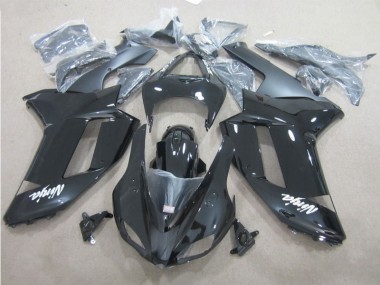 Noir Blanc 07-08 Kawasaki ZX6R Carénage Moto