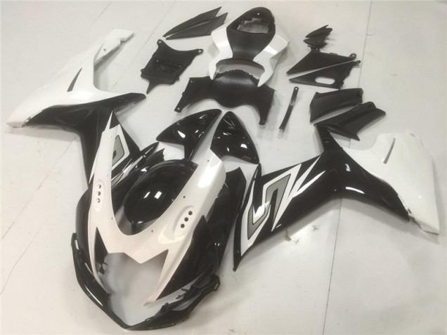 Noir Blanc 11-21 Suzuki GSXR 600/750 Carénages Moto