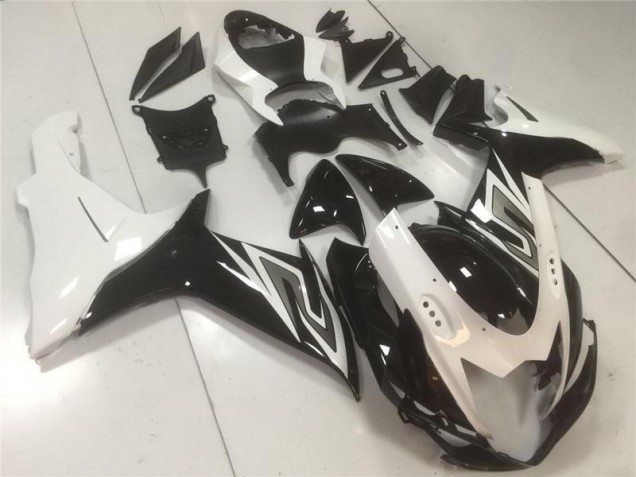 Noir Blanc 11-21 Suzuki GSXR 600/750 Carénages Moto